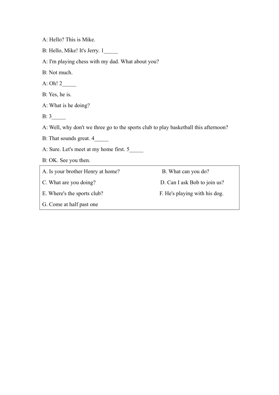 人教版初一七年级下册英语【课时练 含答案】Unit 6 Section A 02.pdf_第2页