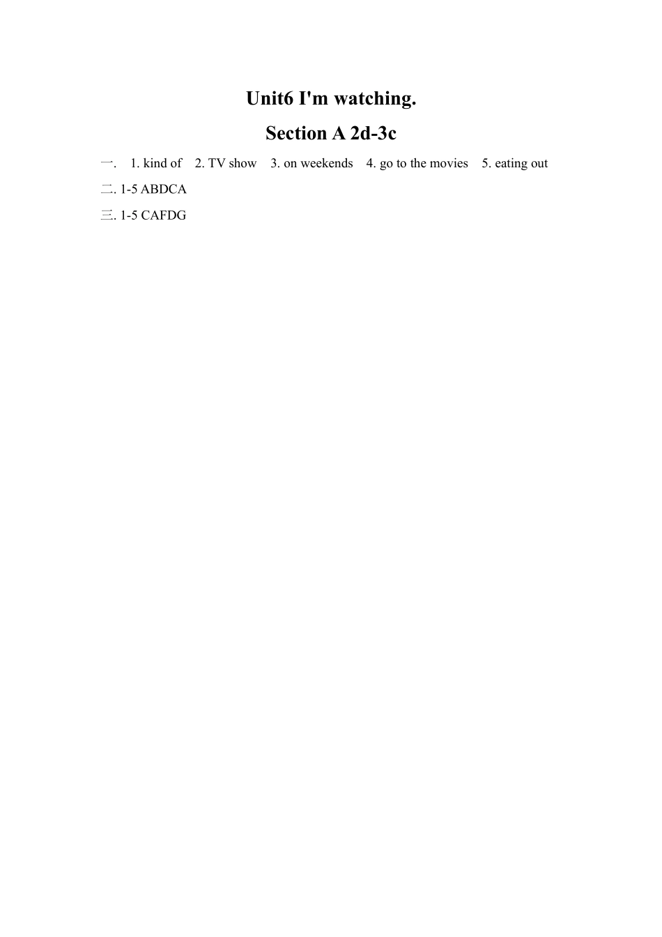 人教版初一七年级下册英语【课时练 含答案】Unit 6 Section A 02.pdf_第3页