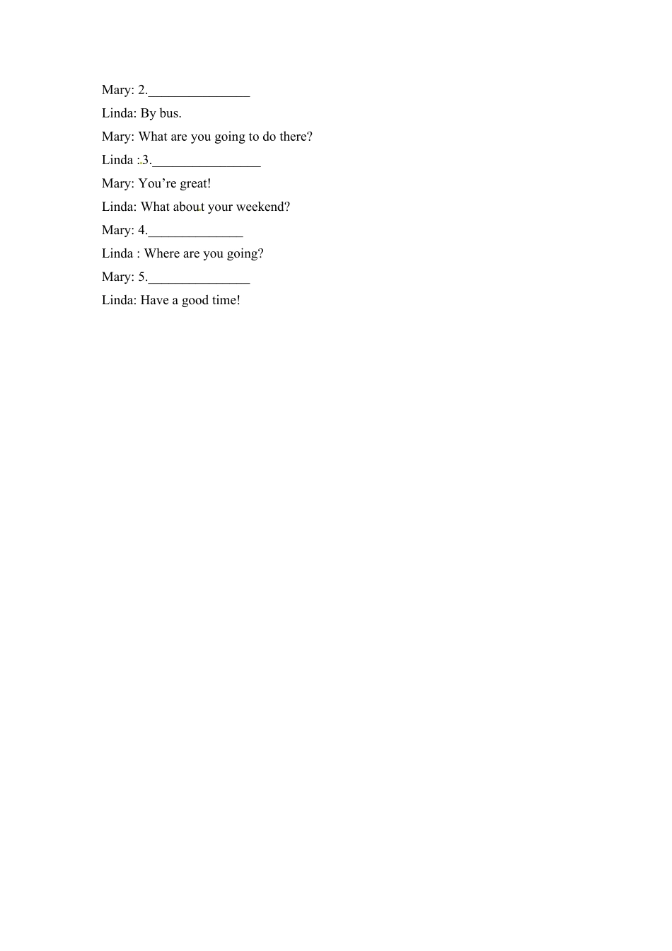 人教PEP版英语六年级上册一课一练-Unit3Myweekendplan课时1含答案.pdf_第3页