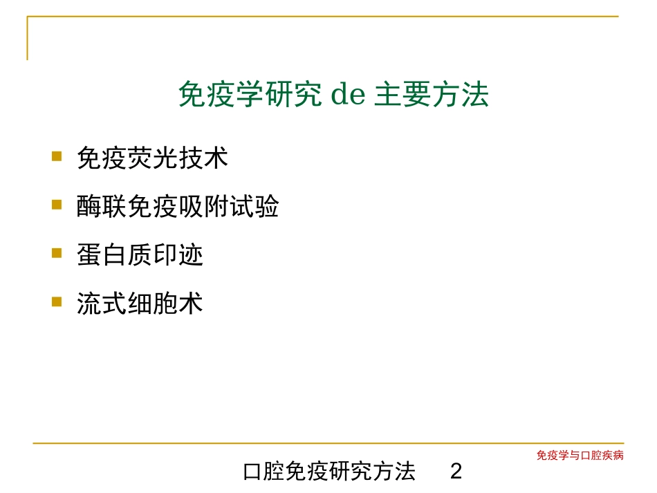 口腔免疫研究方法培训课件.pptx_第2页