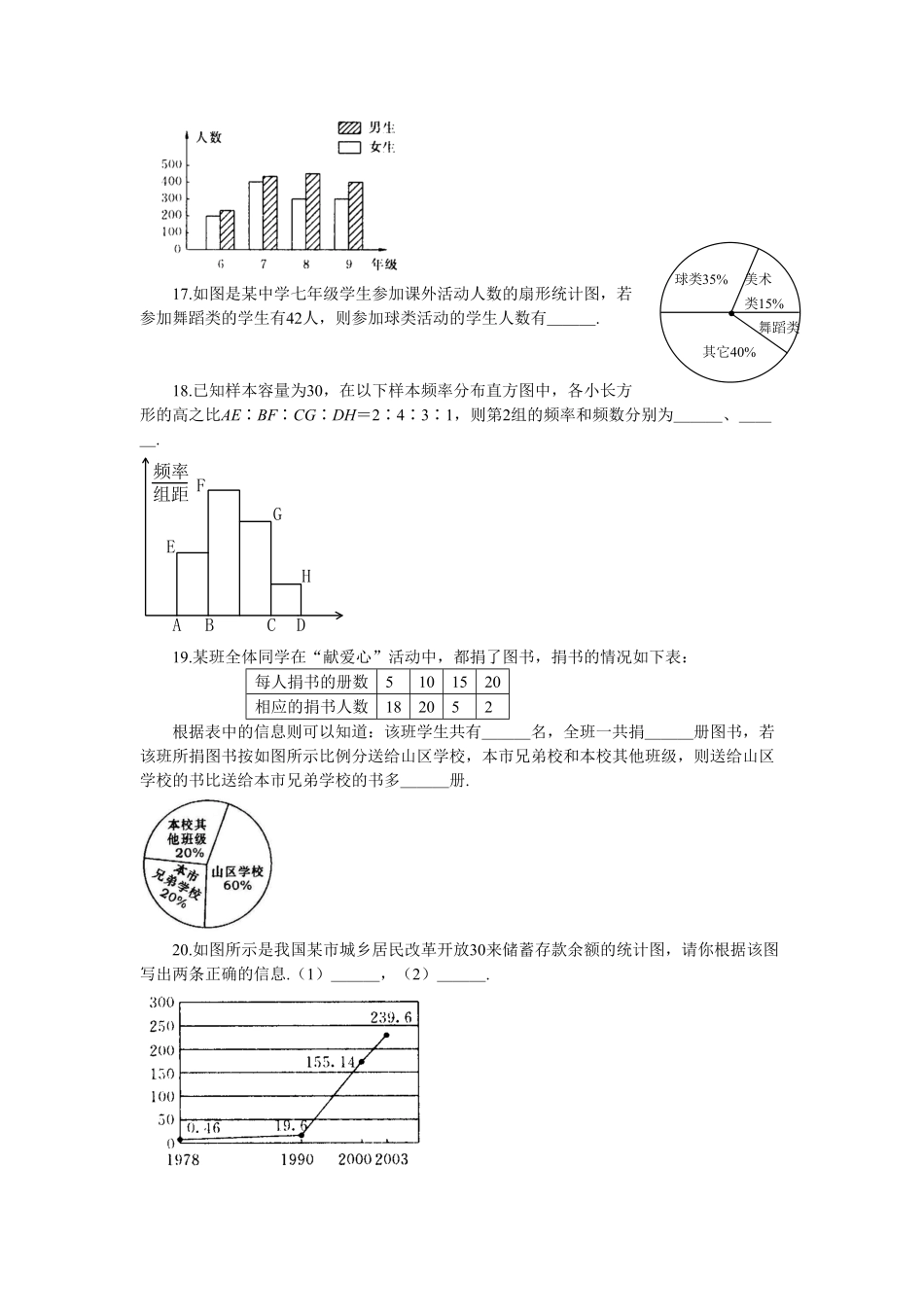 部编数学七年级下册新人教七下册第10章《数据的收集、整理与描述》水平测试2含答案.pdf_第3页