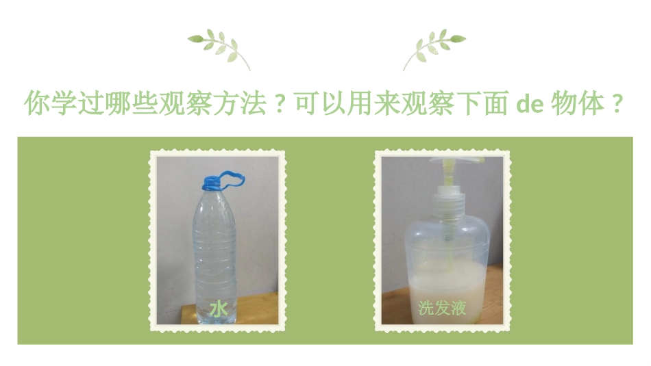 教科版一年级科学下册《观察一瓶水》课件1.pptx_第3页