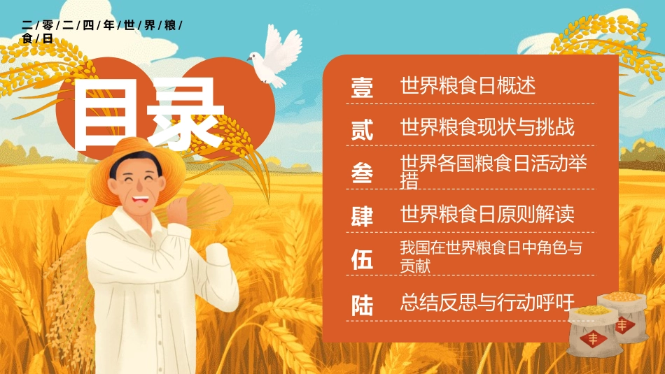 世界粮食日珍惜节约粮食主题145.pptx_第2页
