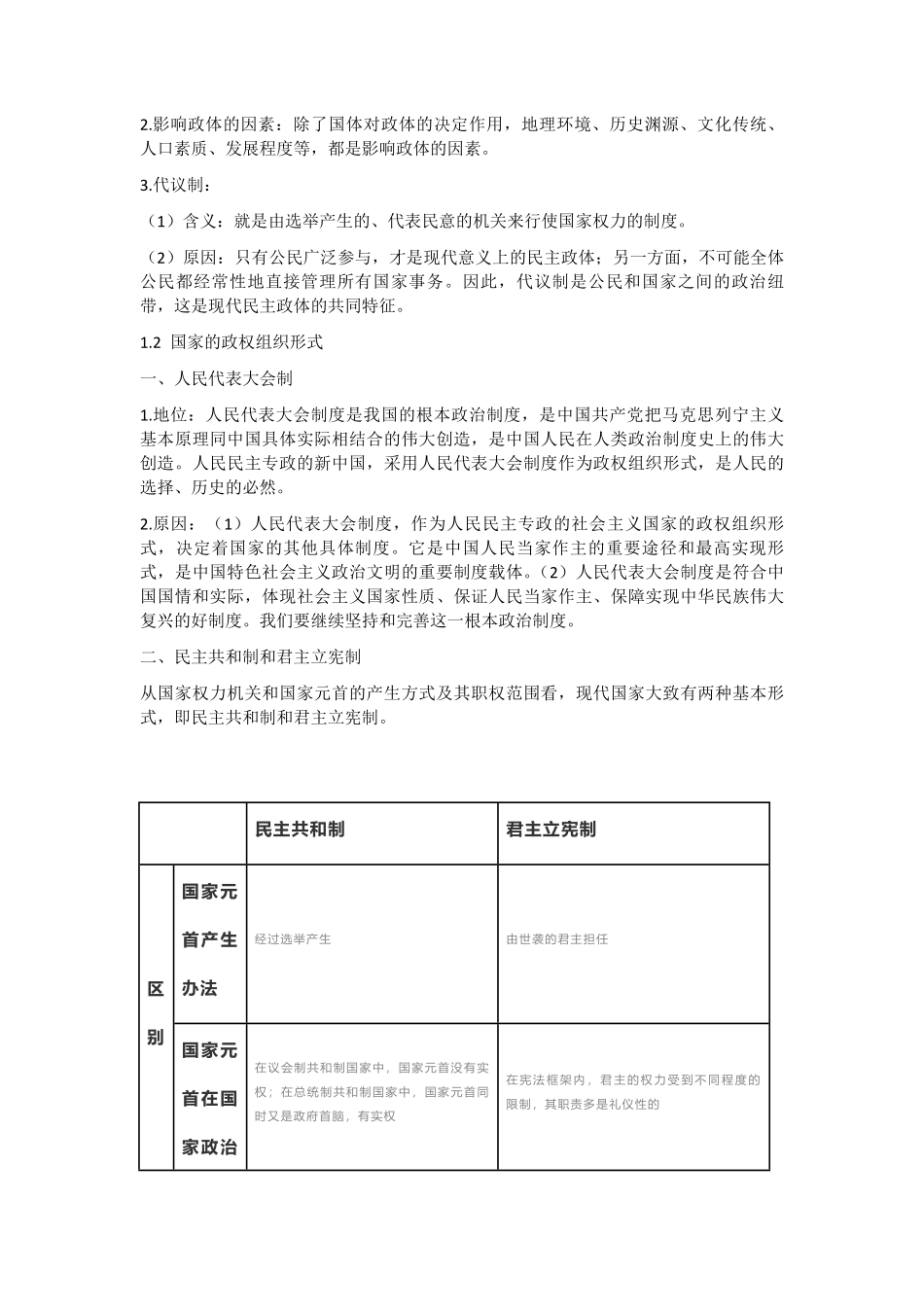 高中政治选择性必修1《当代国际政治与经济》知识提纲共17页.pdf_第2页