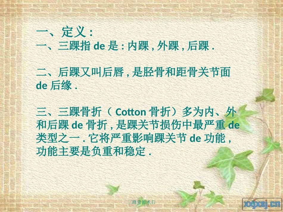 三踝骨折术后培训课件.pptx_第3页