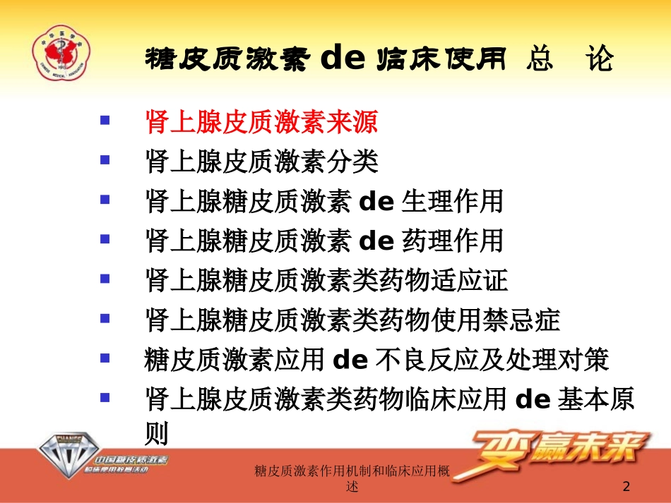糖皮质激素作用机制和临床应用概述培训课件.pptx_第2页