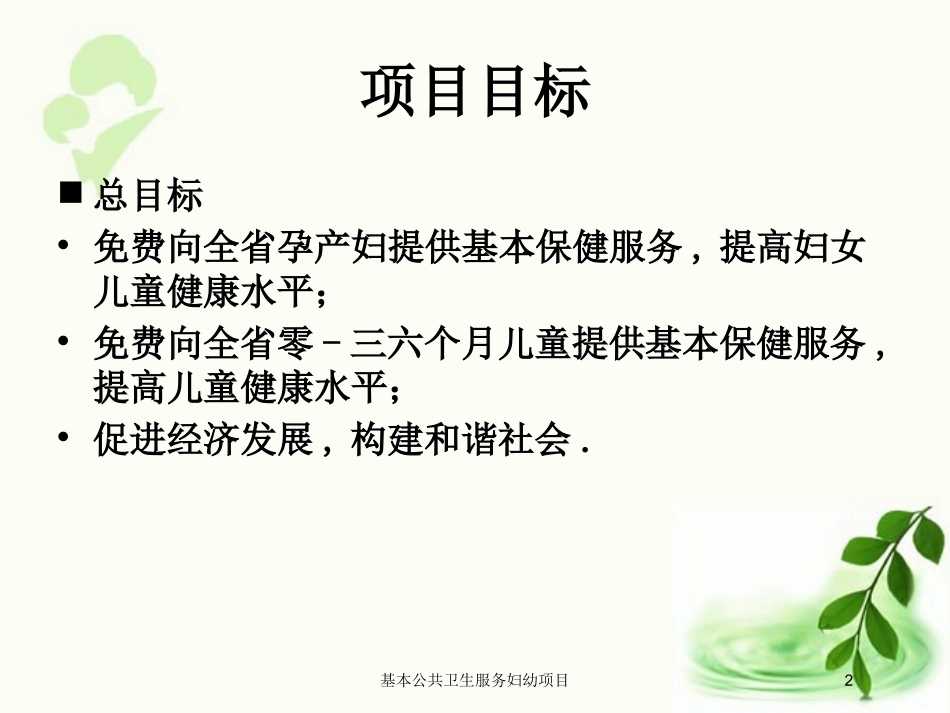 基本公共卫生服务妇幼项目培训课件.pptx_第2页