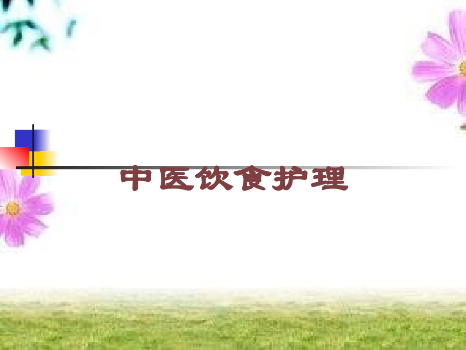 中医饮食护理培训课件.pptx_第1页