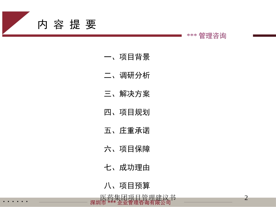 医药集团项目管理建议书培训课件.pptx_第2页