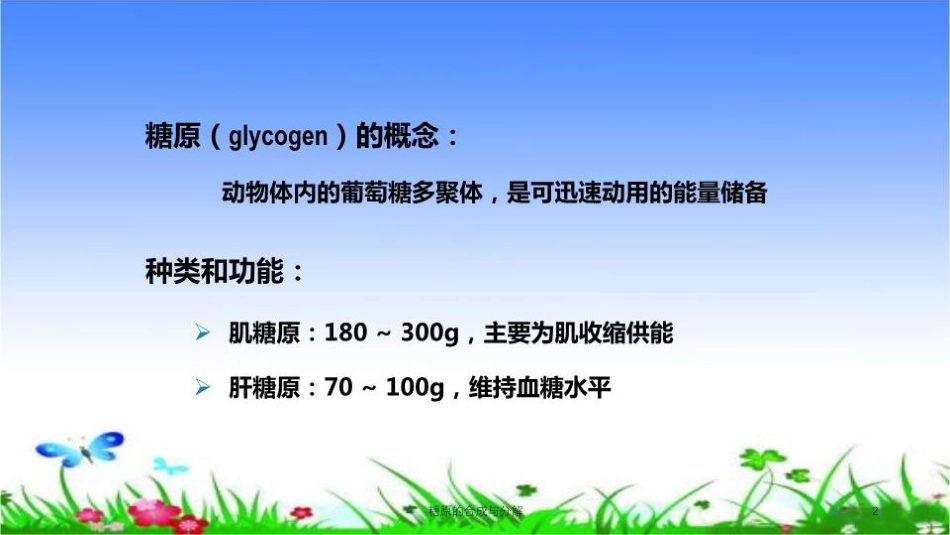 糖原的合成与分解培训课件.pptx_第2页