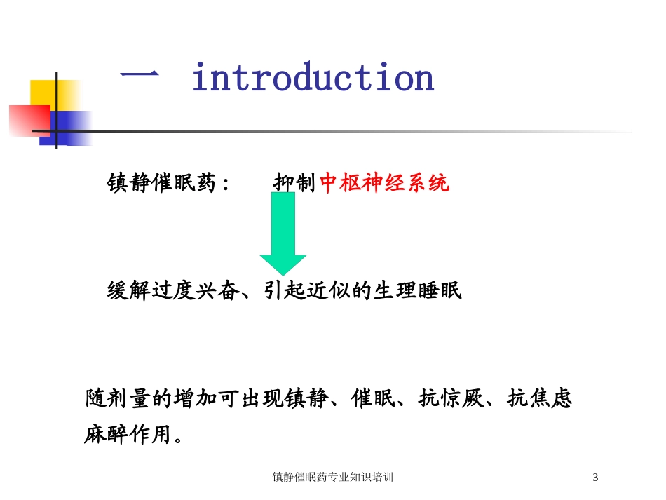 镇静催眠药专业知识培训培训课件.pptx_第3页