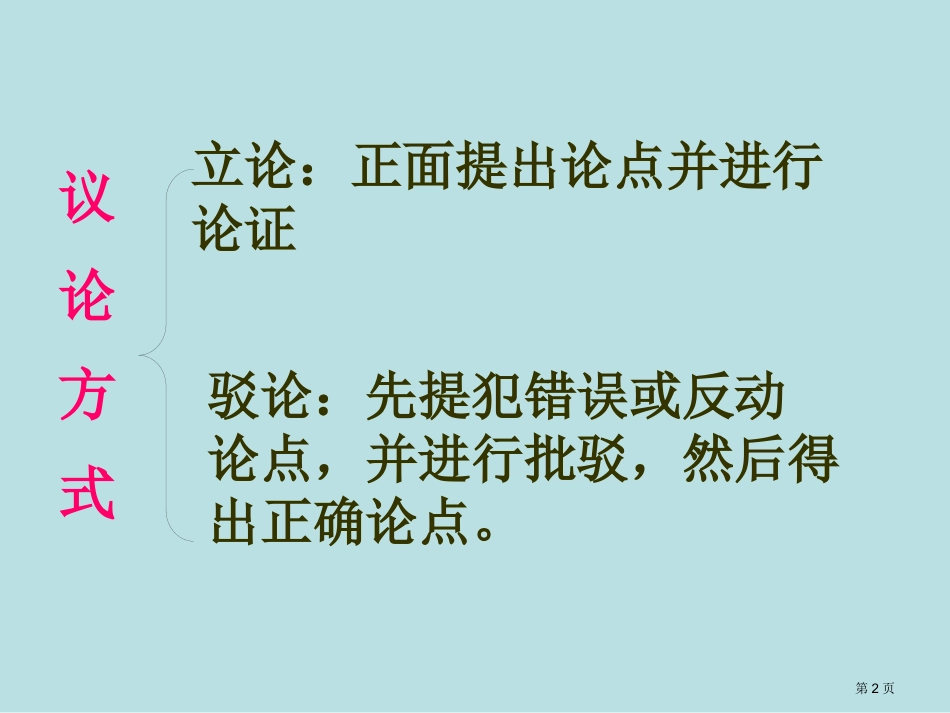 议论文谈骨气名师优质课赛课一等奖市公开课获奖课件.pptx_第2页