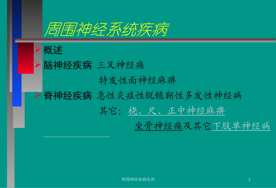 周围神经疾病培训培训课件.pptx_第2页