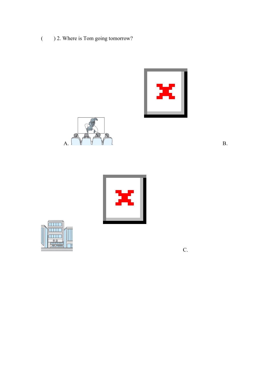 人教PEP版英语六年级上册期末测试卷四(名校卷)含答案.pdf_第3页