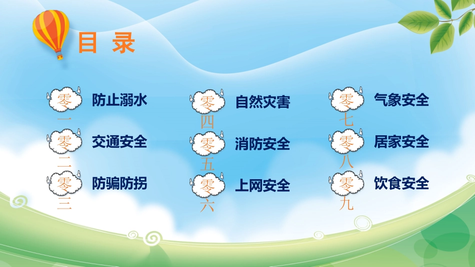 幼儿园小学生儿童快乐暑假安全教育课件 (115).pptx_第3页