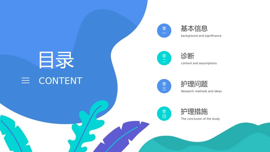医院病房护理查房PPT模板.pptx_第2页