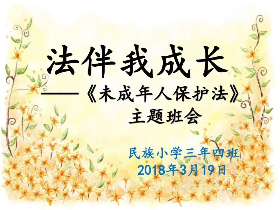法律伴我成长——未成年人保护法 (2).pptx_第1页