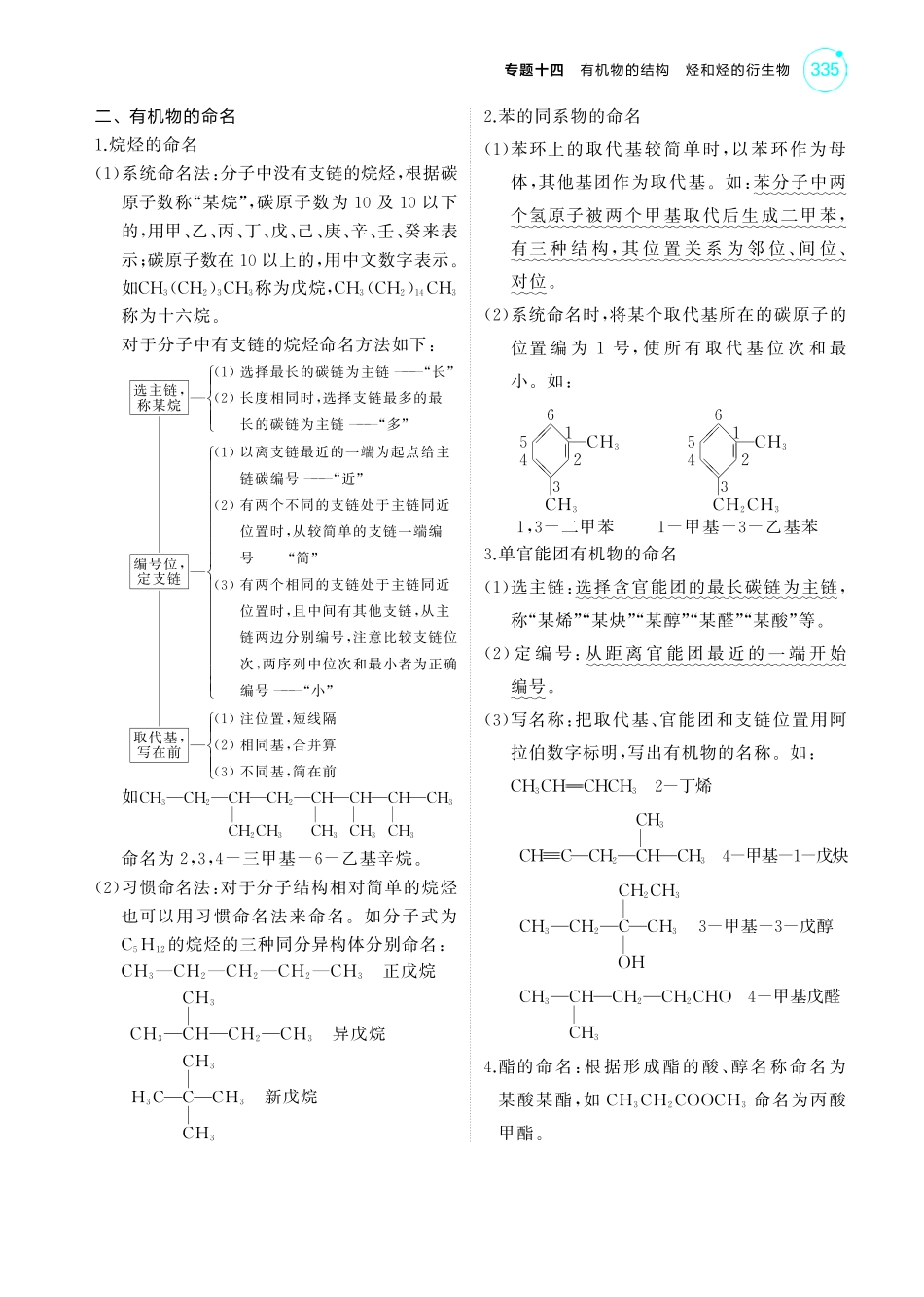 14十四有机物的结构烃和烃的衍生物-【高考总复习】2025版新高考化学考点清单+模型清单.pdf_第2页