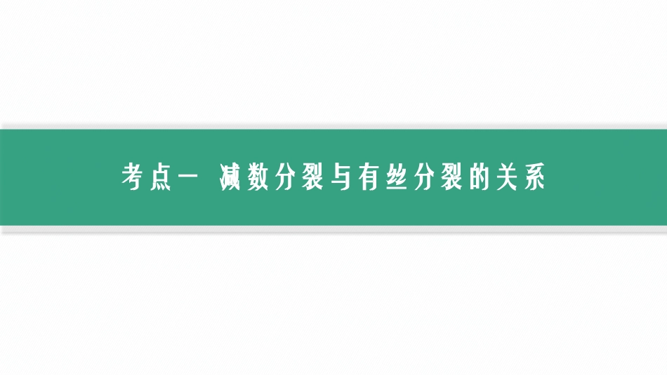 第14讲　第2课时　减数分裂与有丝分裂的比较-【高考生物】2026优化设计一轮复习(生物).pptx_第2页