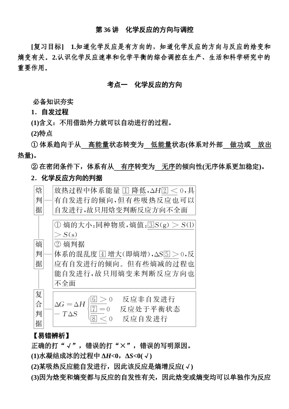 第七章　第36讲-【高考化学】2025版高考一品方案一轮复习.docx_第1页