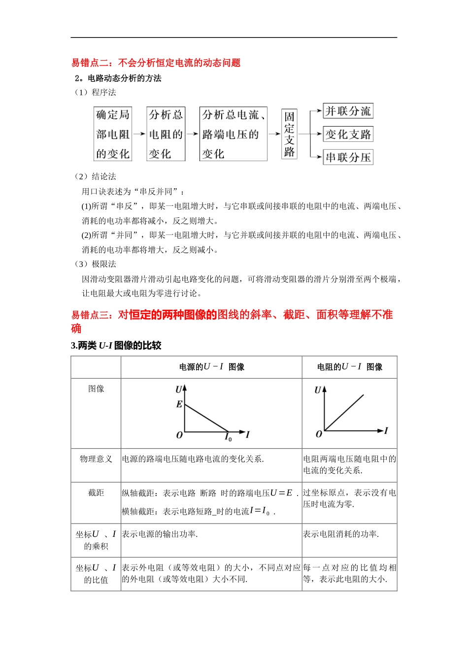 易错点10   恒定电流（3大陷阱）-备战2024年高考物理考试易错题（解析版）.docx_第2页