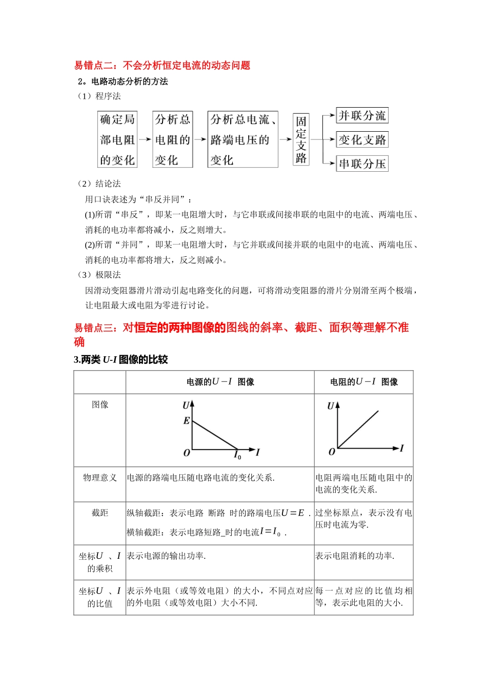 易错点10   恒定电流（3大陷阱）-备战2024年高考物理考试易错题（原卷版）.docx_第2页