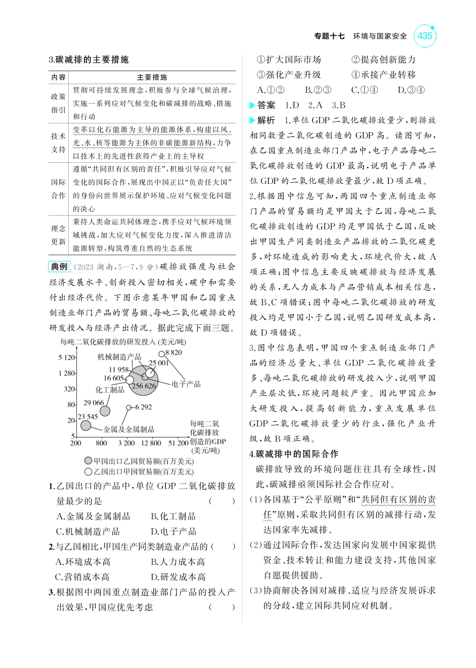 专题十七 环境与国家安全-【高考总复习】2025版新高考 地理考点清单+模型清单.pdf_第2页