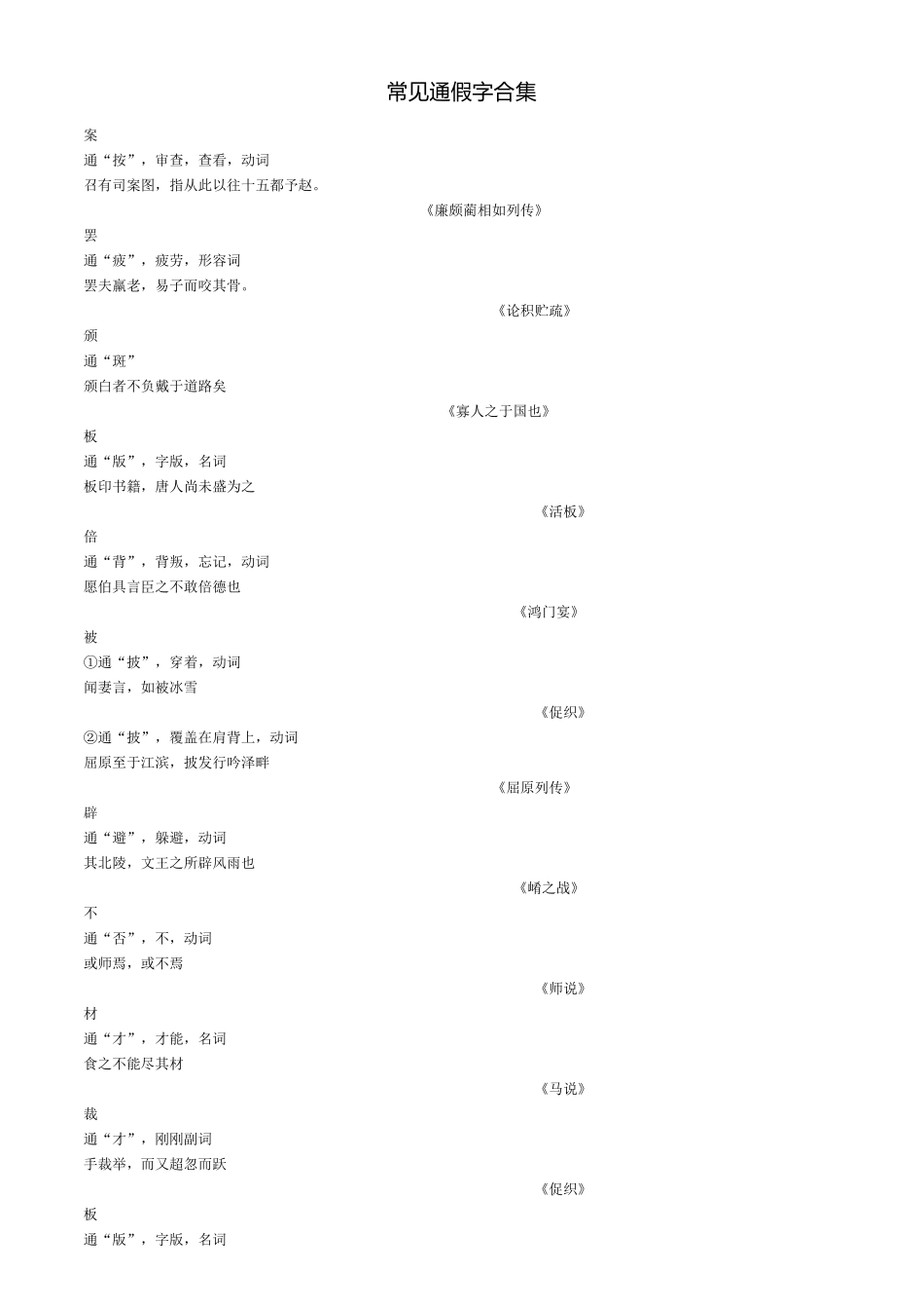 高中常见通假字合集.pdf_第1页