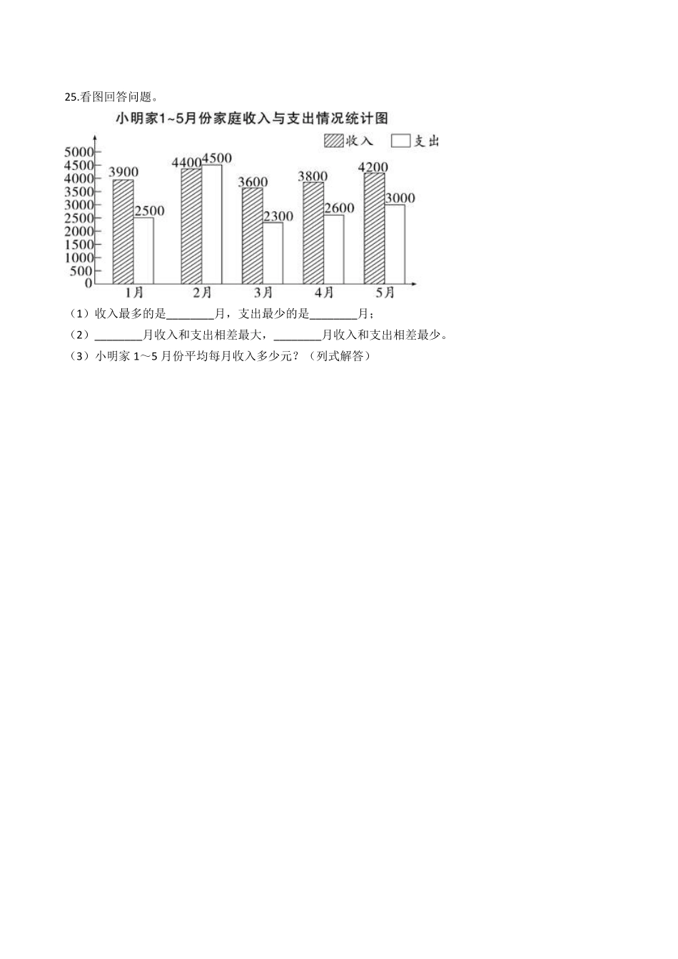 【期末满分模拟卷】人教版数学四年级下册期末满分模拟卷(一)-含答案.pdf_第3页