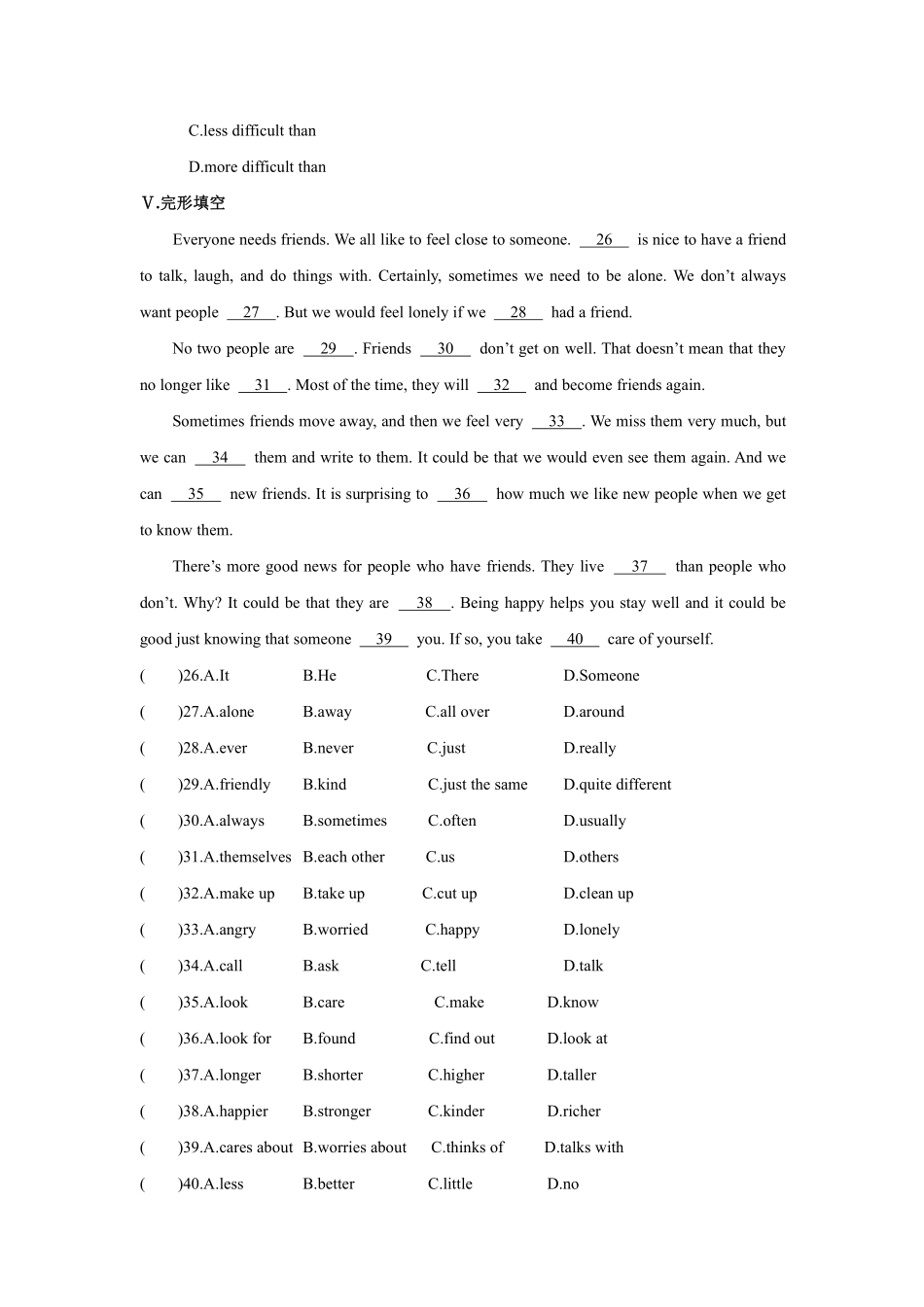 【课时练习】八年级上册英语人教版Unit 3 Section B 02含答案解析.pdf_第3页