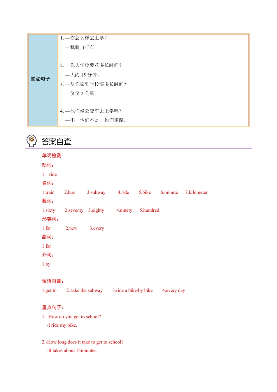 Unit3SectionA七年级英语下册课后培优分级练人教版解析版.pdf_第2页
