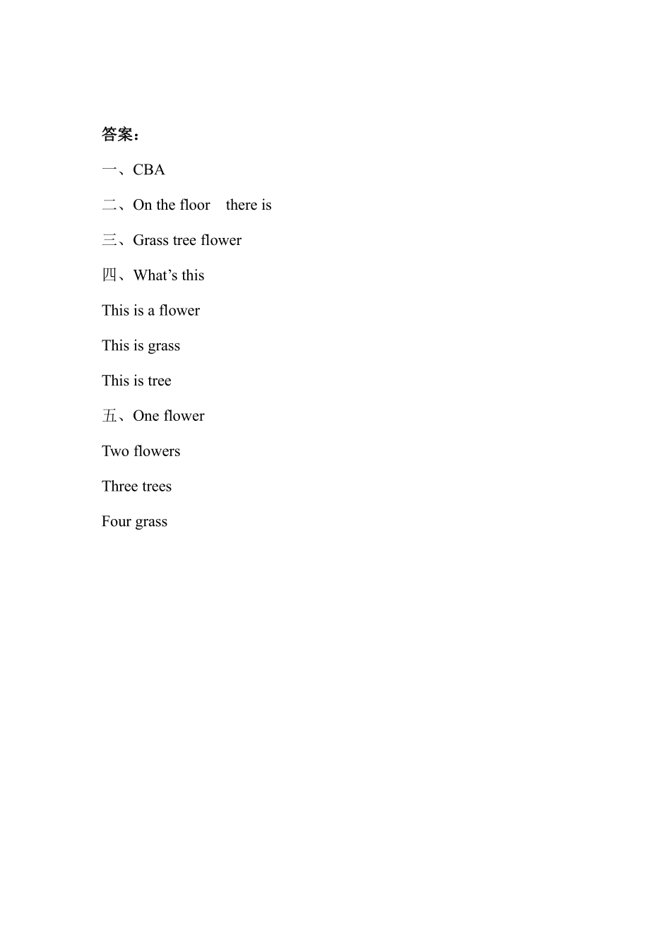 【课后作业二年级上册英语人教版新起点Unit 5 lesson 1 01含答案.pdf_第3页