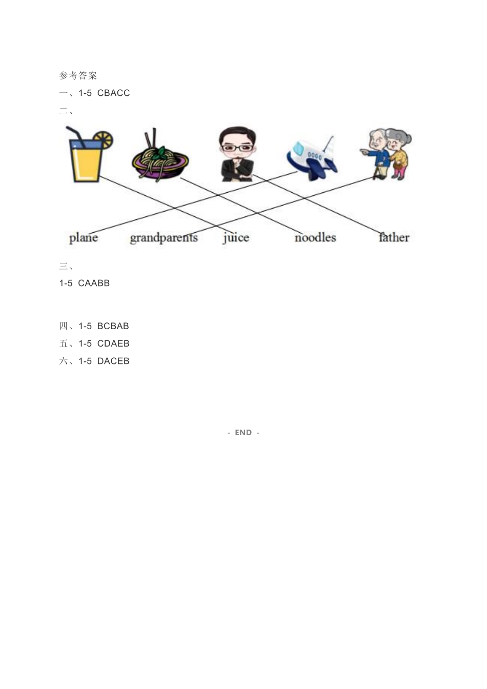 【课后作业二年级上册英语人教版新起点Revision 1 01含答案.pdf_第3页