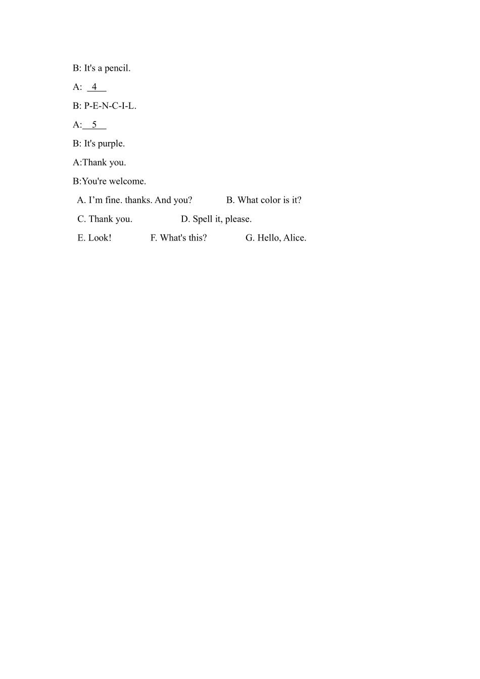【课后作业】七年级上册英语人教版Starter Unit 3 《What color is it 》01含答案.pdf_第3页