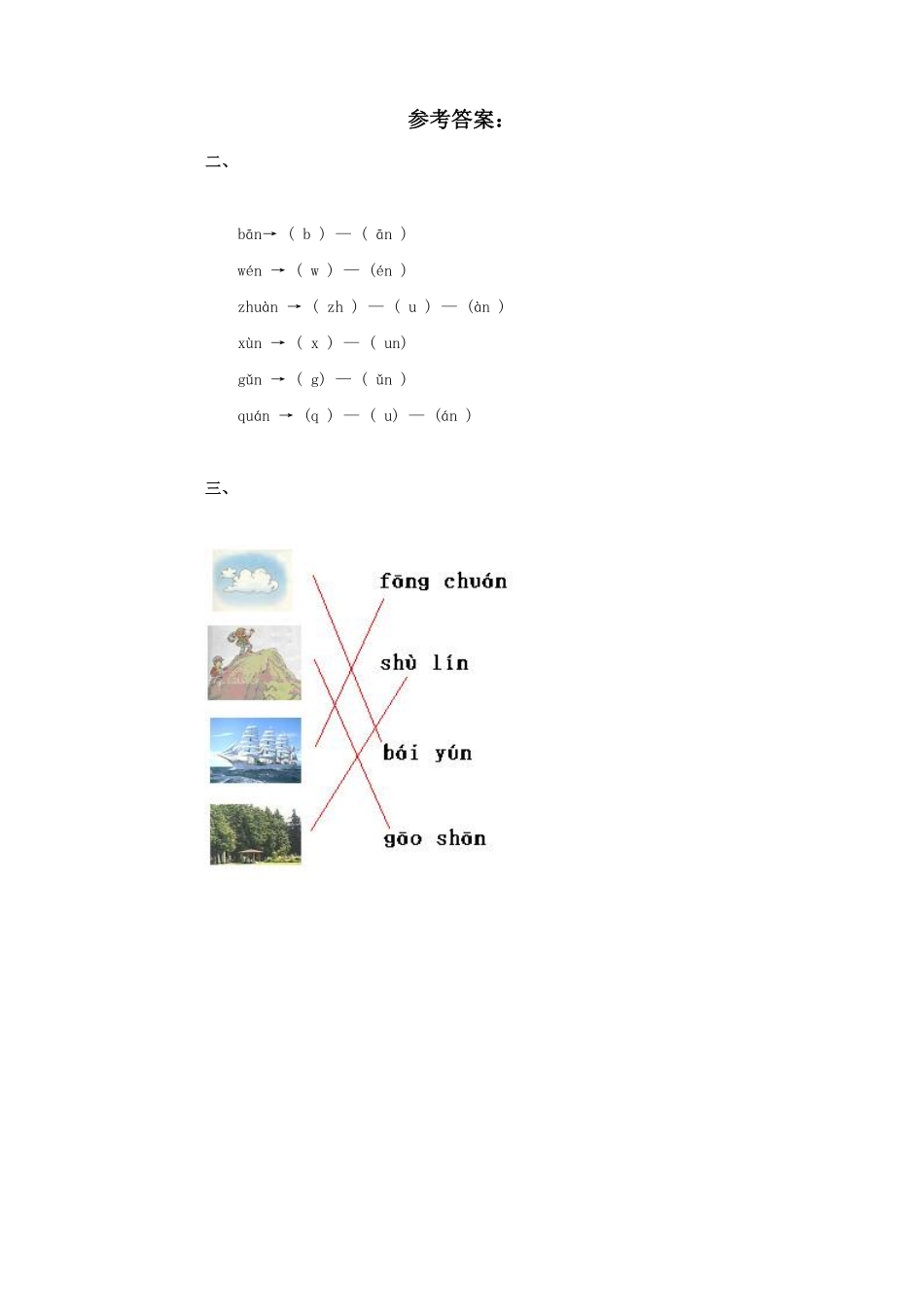 有答案-人教部编版一年级语文上册汉语拼音12ɑnenin网资源.pdf_第2页