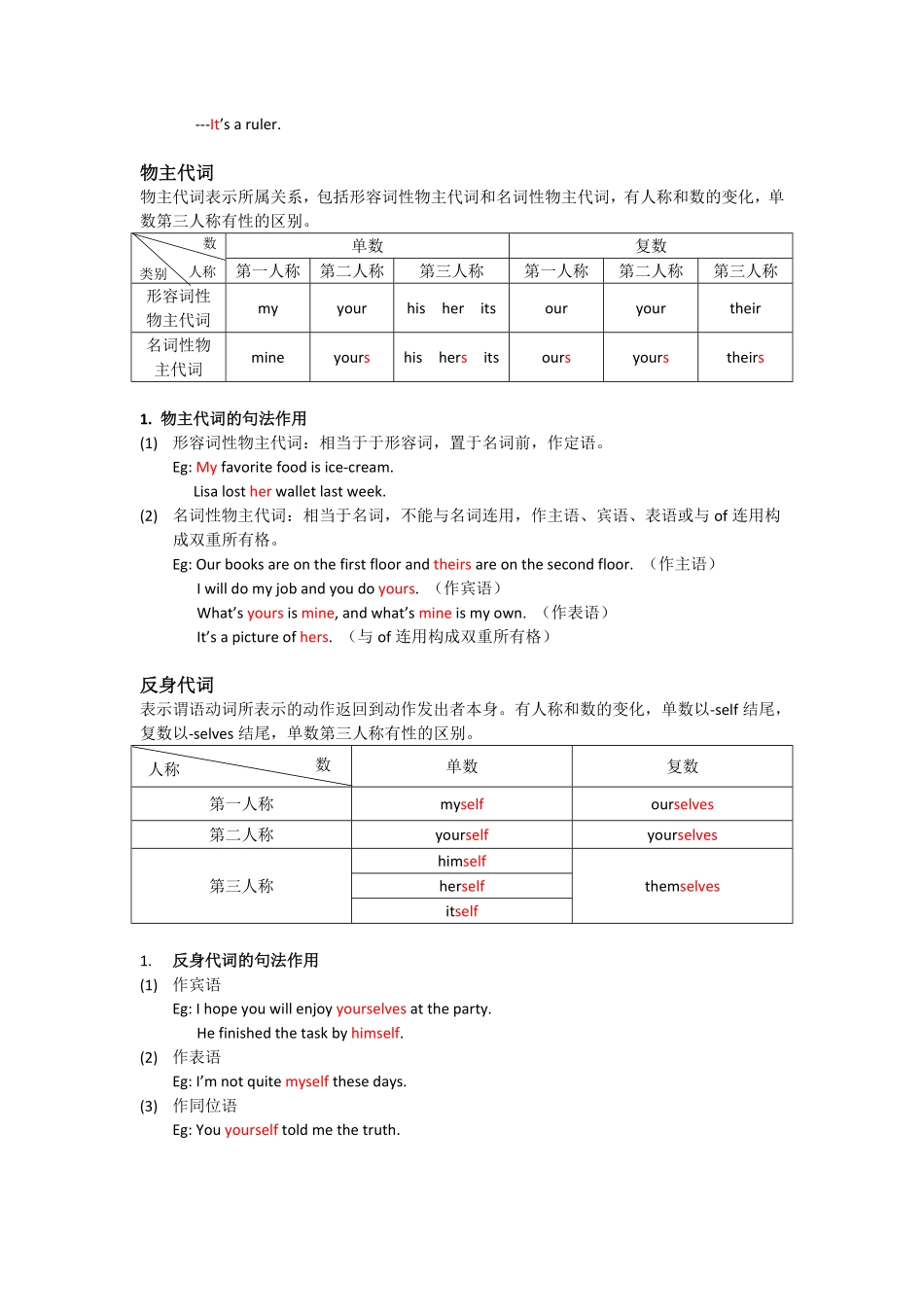 5.代词-中考英语专项复习.pdf_第2页