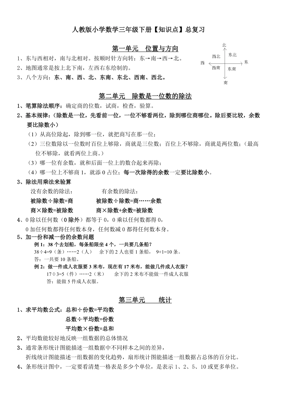 【品优教学】小学数学三到六年级知识点汇总.pdf_第1页