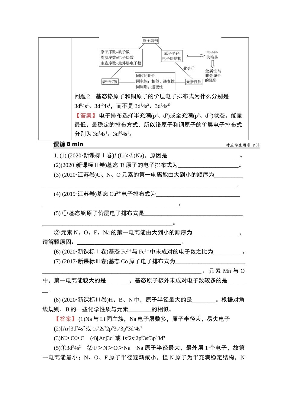 第4讲　元素周期表与电子排布-2025版南方凤凰台 5A教案 基础版 化学.doc_第2页