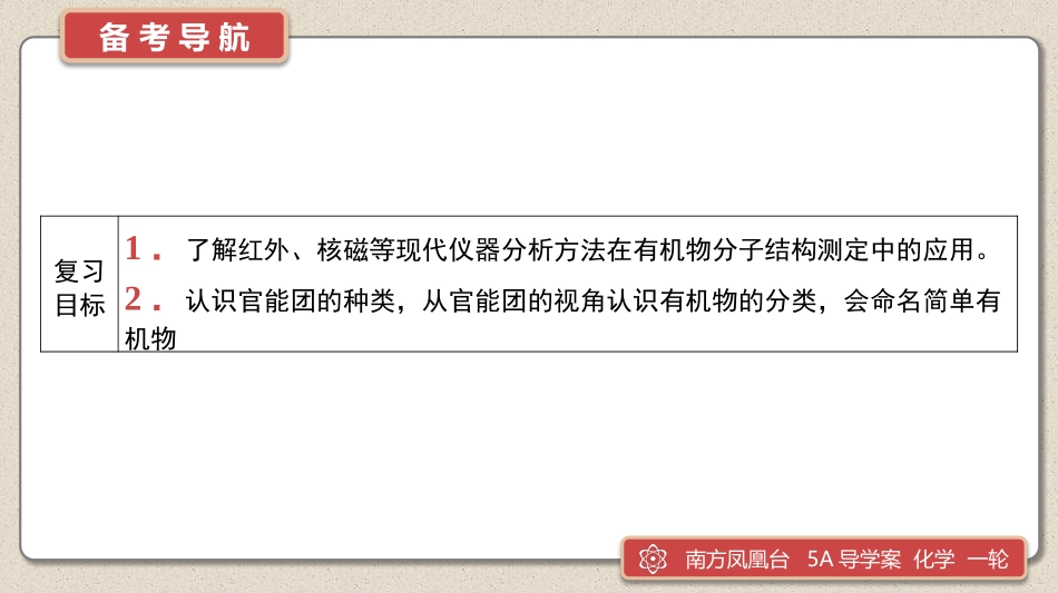 第27讲　有机化合物的研究-2025版南方凤凰台 5A教案 基础版 化学.pptx_第2页
