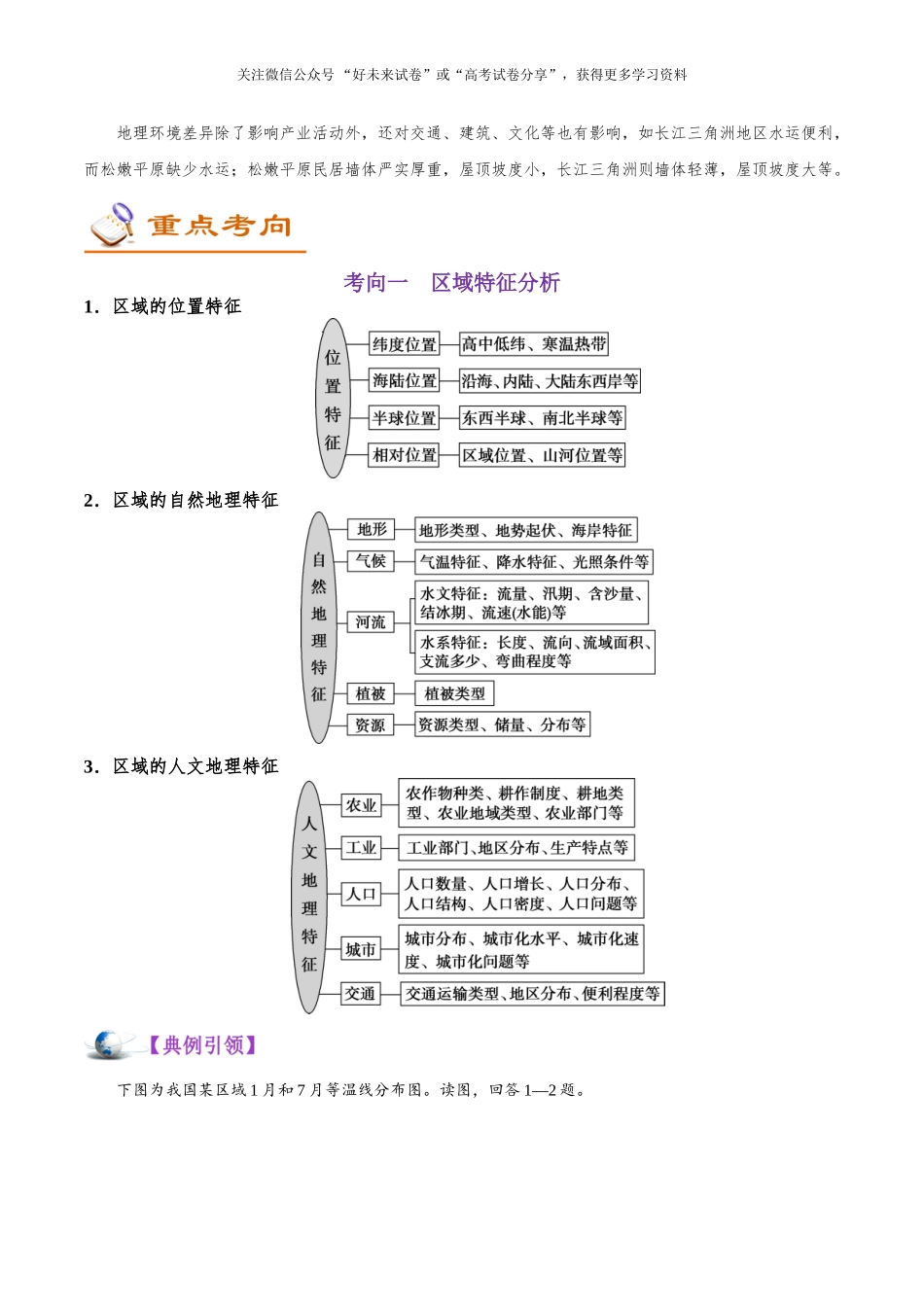 考点40 地理环境差异对区域发展的影响-2025版考点一遍过高考地理.doc_第2页