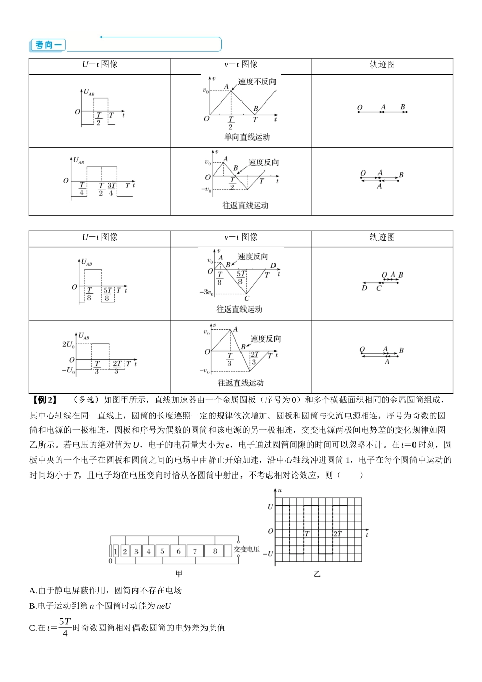 素养提升15⇒带电粒子（体）在电场中运动的综合问题-【物理】2025版三维设计一轮总复习（提升版）.docx_第3页