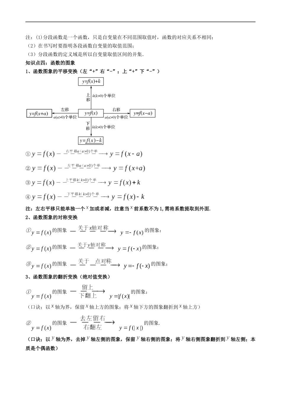 预备知识10 函数的表示法 (原卷版)-2025【初升高衔接】新高一暑假学习提升计划(数学).docx_第2页