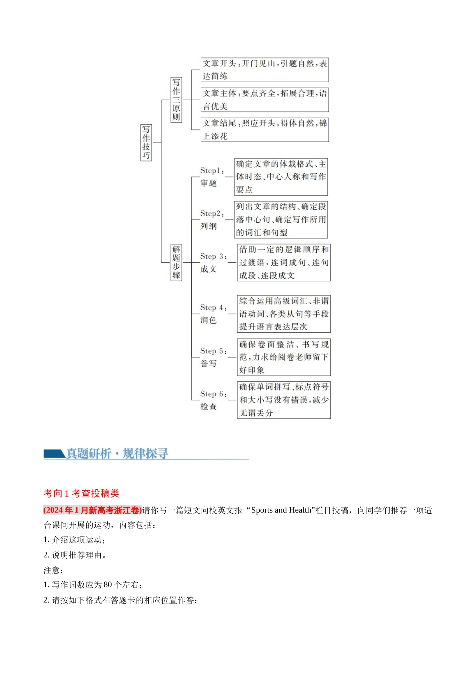 专题03  非书信类应用文写作（讲义）（解析版）-2024年高考英语写作课件+讲义+练习二轮复习.docx_第3页