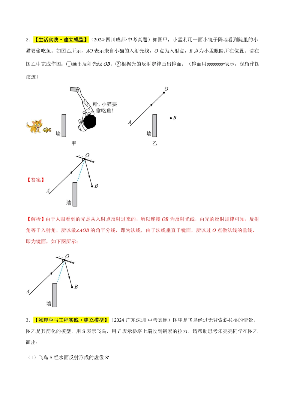 专题04 光现象（解析版）【2025中考物理一轮讲练测】.pdf_第2页