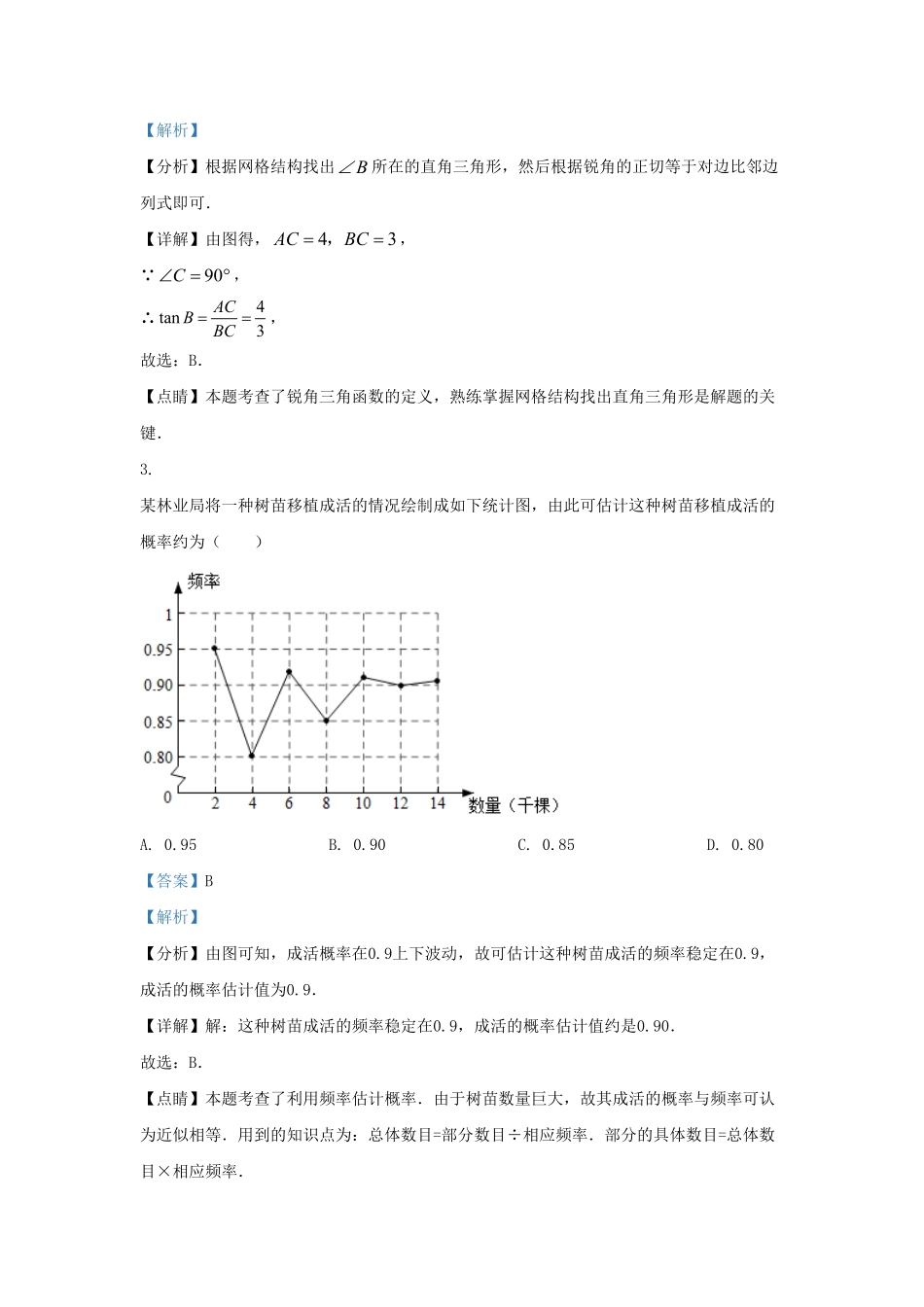 2023-2024学年山东省济南市高新区九年级上学期数学期末试题及答案.pdf_第2页