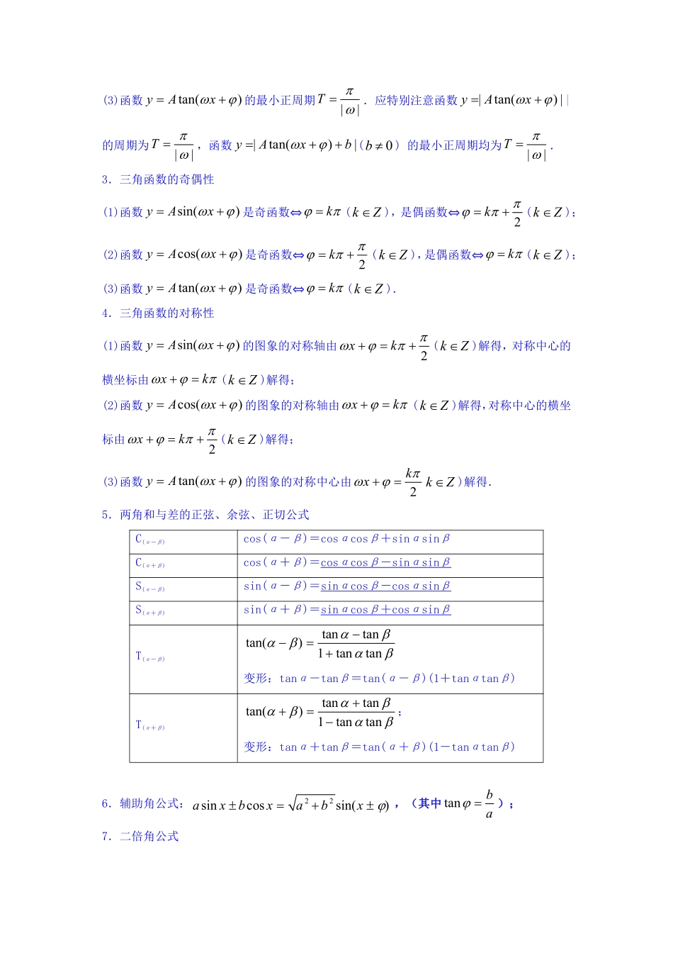 高考数学基础知识分值考点共40页.pdf_第2页
