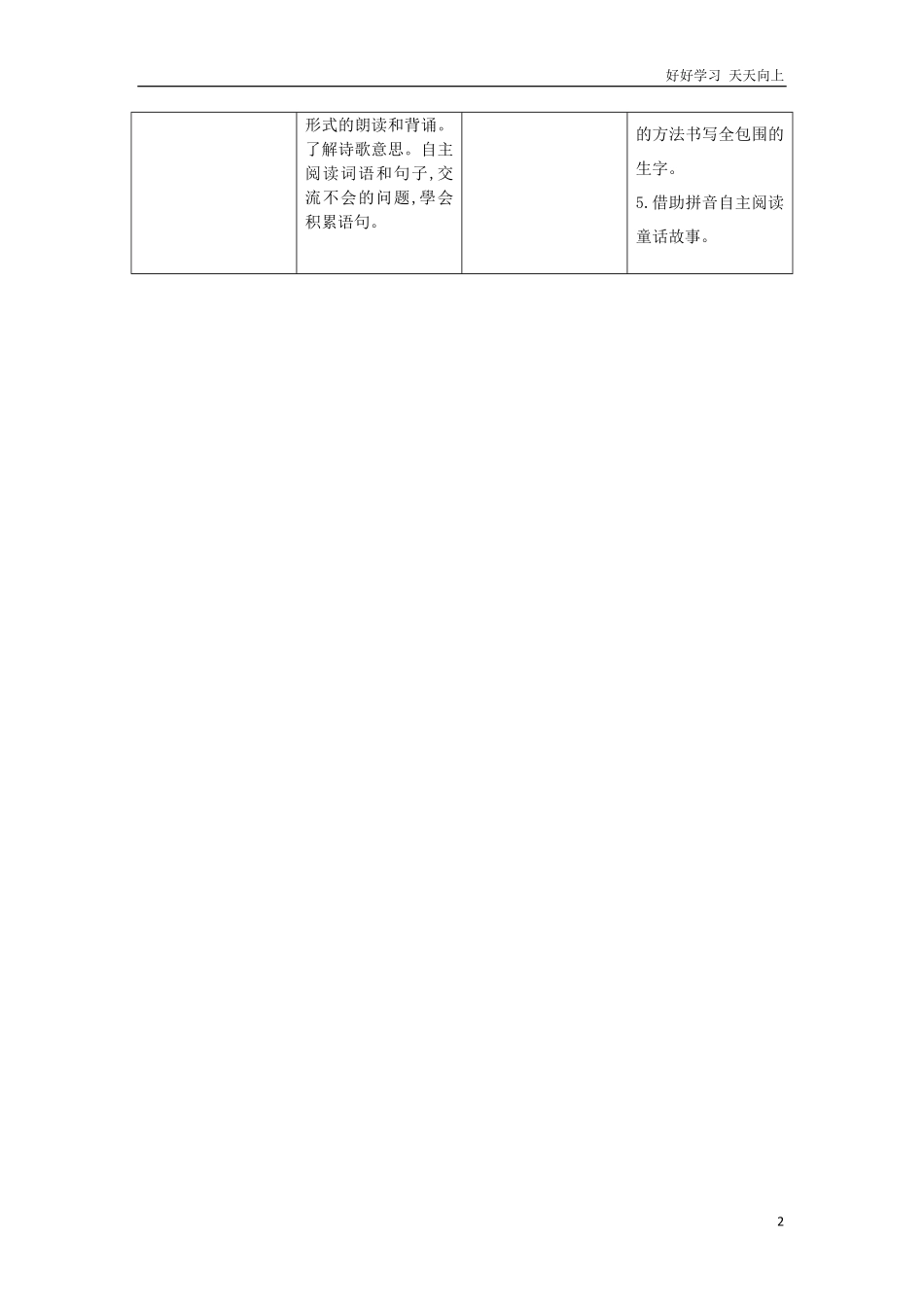 编版小学语文一年级下册-第一单元教学初探-试卷含答案.pdf_第2页