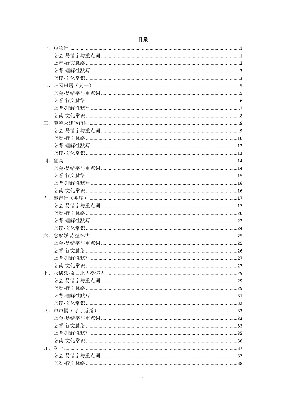 高考语文60篇古诗文全项训练宝典共300页.pdf_第1页