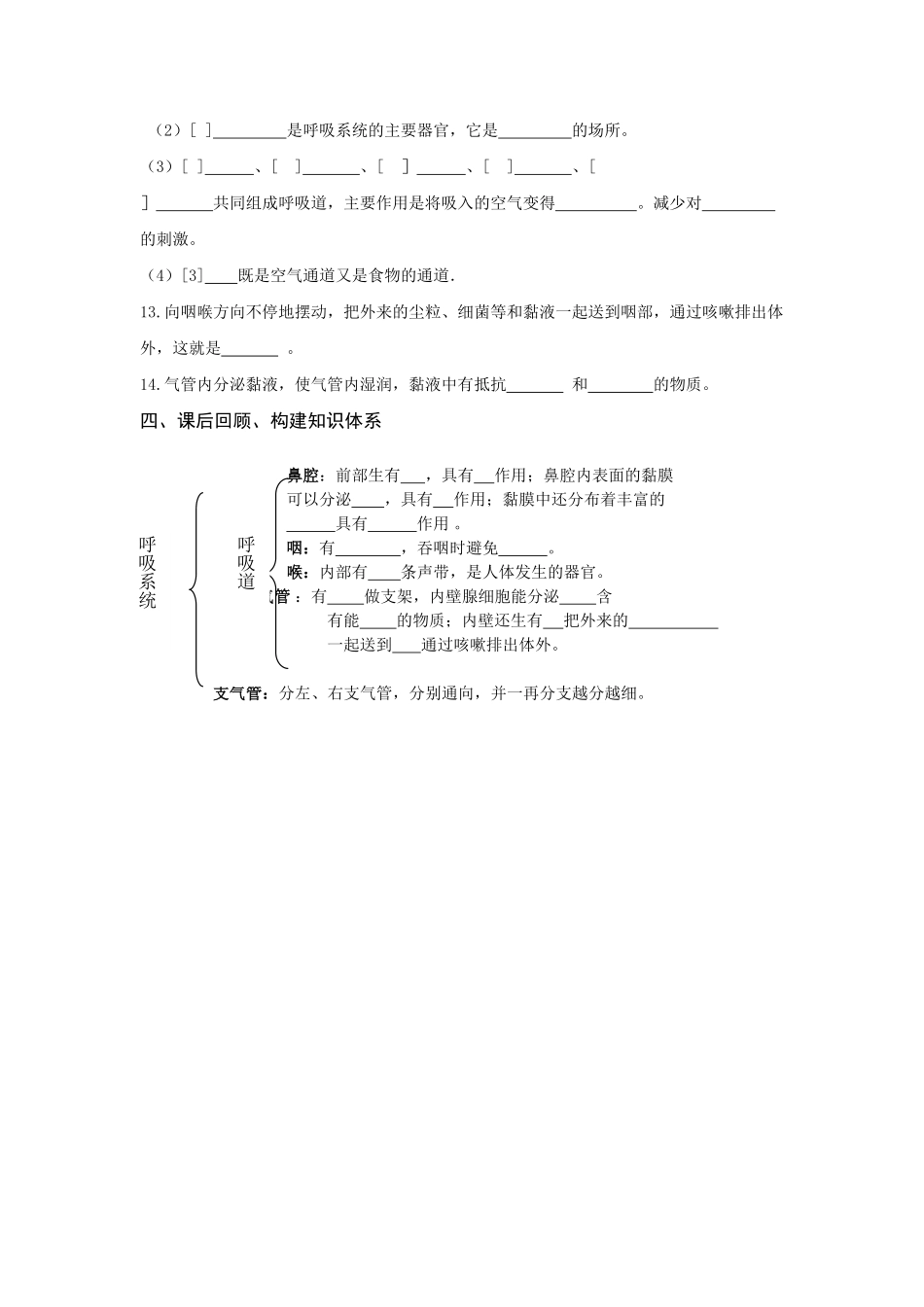 第一节呼吸道对空气的处理课时训练含答案.pdf_第3页