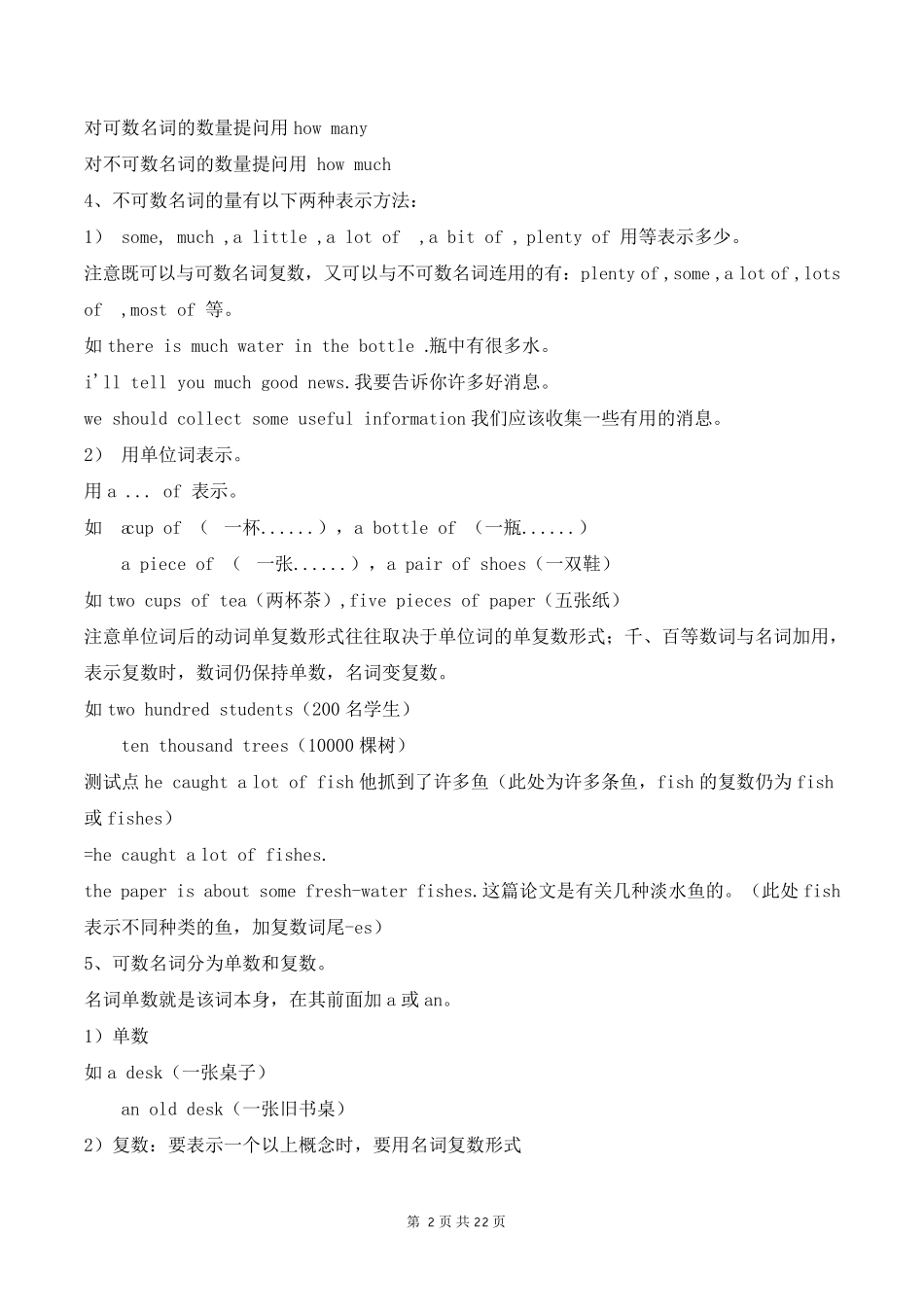 小学英语语法知识点汇总22页.pdf_第2页